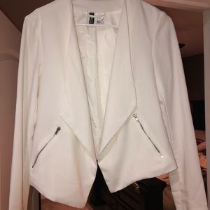 white blazer